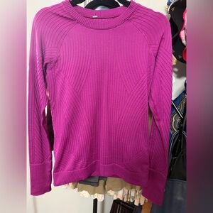 Lululemon Vibrant Purple Long Sleeve